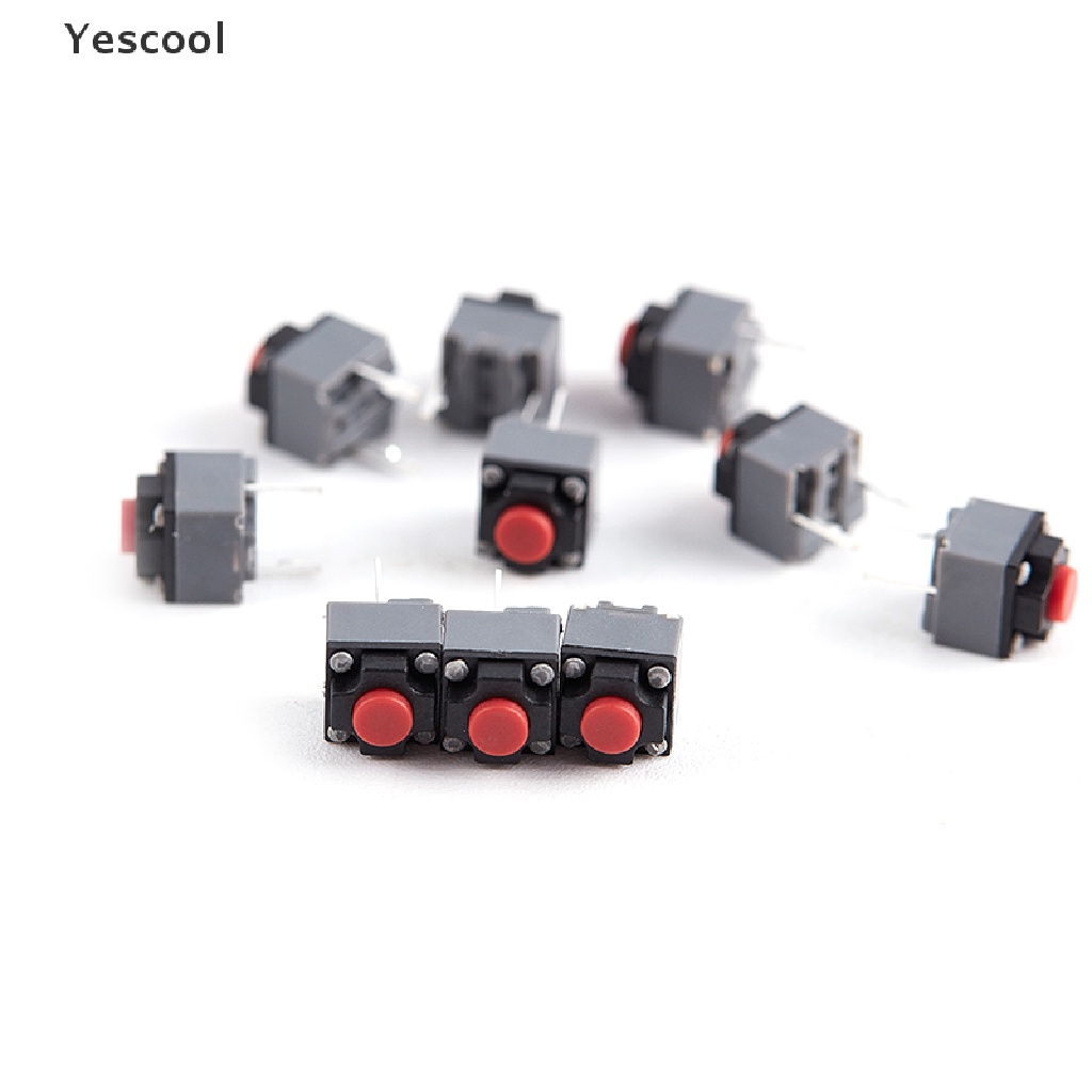 Yescool 10Pcs Kailh Tombol Mute 6x6 X 7.3 Untuk Mouse Wireless