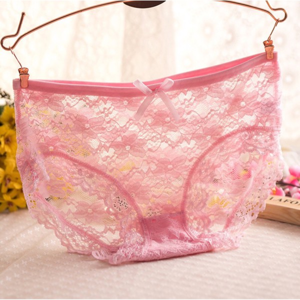 Underwear CD Celana Dalam Wanita Lace Brukat Panty Seksi Set CD Transp Diskon