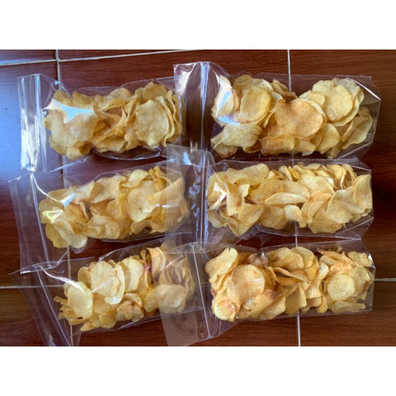 

PROMO !! Cemilan Keripik kentang goreng tanpa msg rasa Original / makan ringan / cemilan kekinian