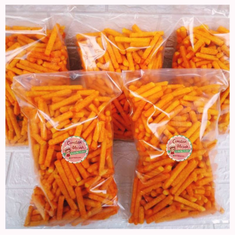 

ciki stick jagung balado 250 gr Ciki balado Snack ciki balado