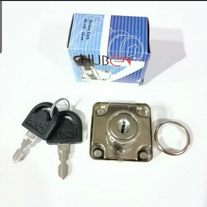 Kunci Laci Huben HL 138-22mm - Kunci Loker Huben 22mm - Kunci Lemari Huben