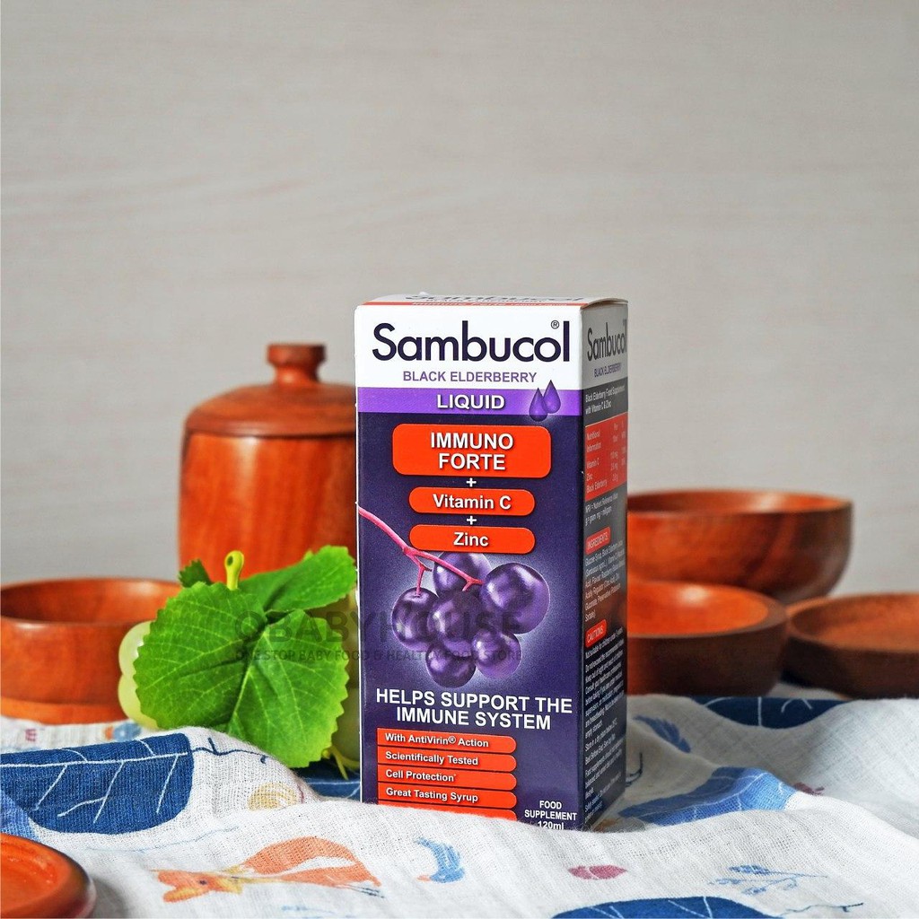 Sambucol Immuno Forte + Vit C + Zinc 120 ml