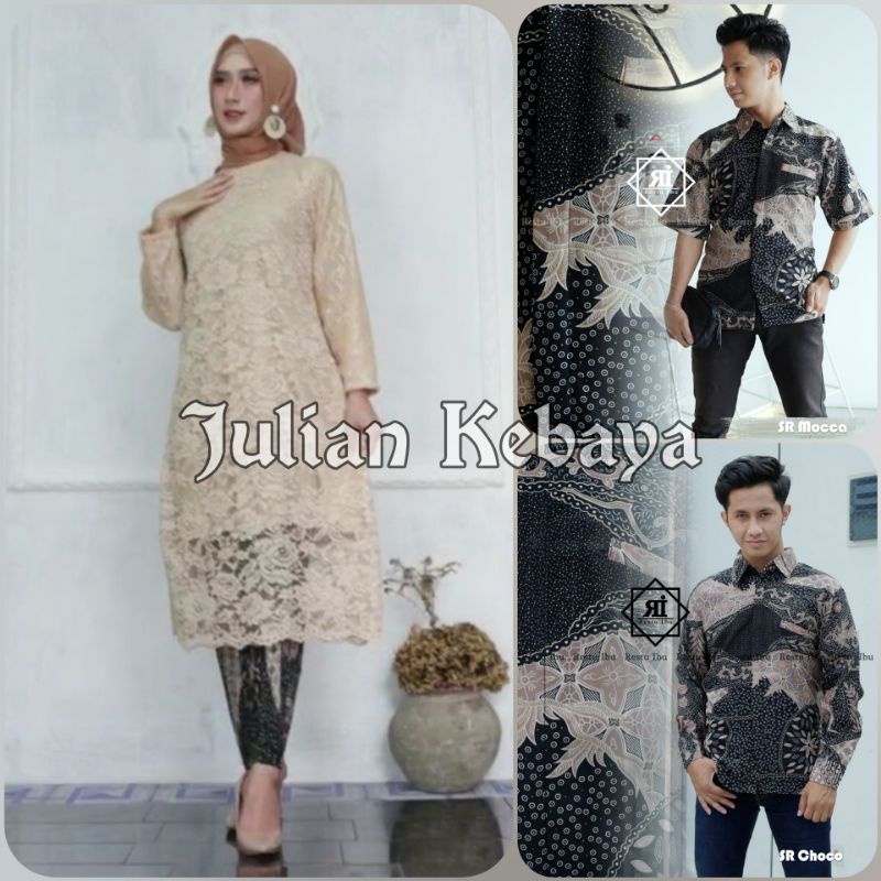 COUPLE / KEBAYA COUPLE / BAJU BATIK COUPLE KEBAYA MODERN / SET COUPLE KEBAYA MODERN / SETELAN KEBAYA
