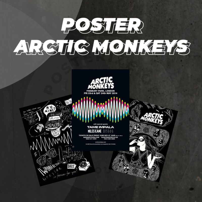 Jual POSTER BAND ARCTIC MONKEYS POSTER DINDING | Shopee Indonesia