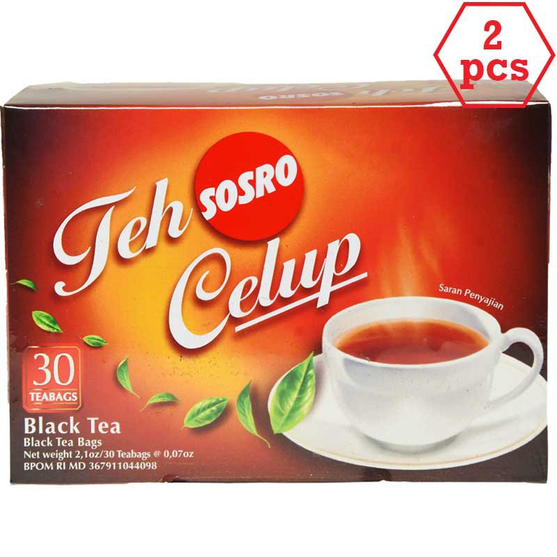 

SOSRO Teh Celup 30s 2pcs