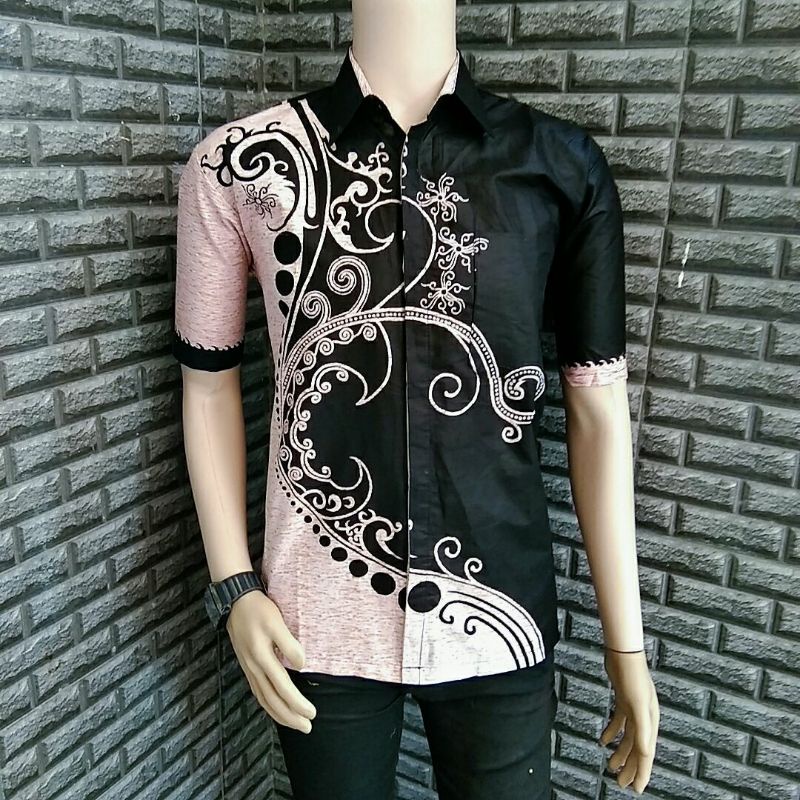 NEW ARRIVAL DISTRO BATIK PRIA BORDIR SOGAN HRB026 BATIKAF NOTOARTO