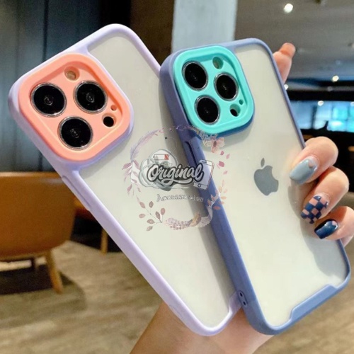 CASE CASING CLEAR MACARON SPACEANGELS IP PHONE X XR XS MAX OR583