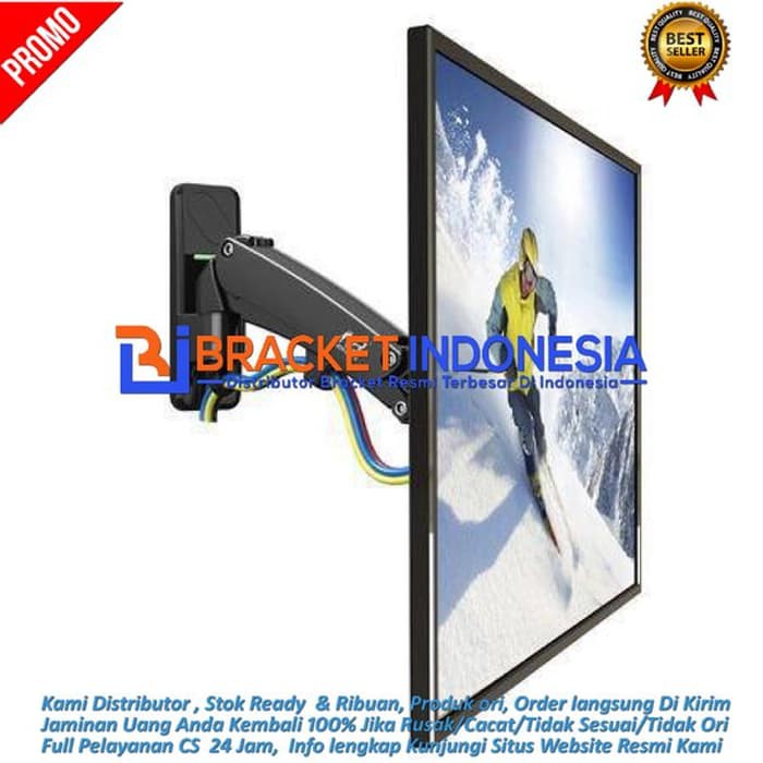 Bracket TV Breket GAS STRUT NB F350 ORI Monitor Arm 14 sampai 50 inch