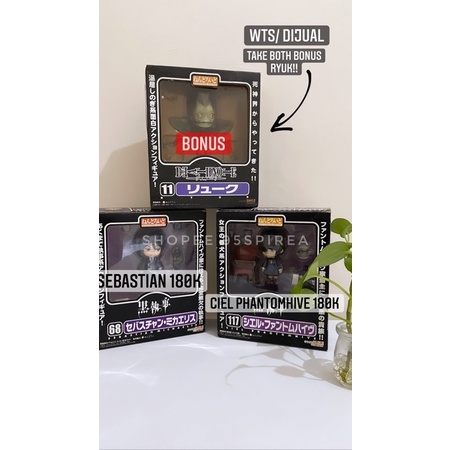 Nendoroid  action figure ciel phantomhive sebastian michaelis black butter ryuk death note