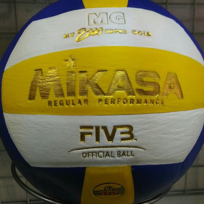 BOLA VOLLEY / BOLA VOLLY / BOLA VOLLI MV2200 - MIKASA - FREE PENTIL