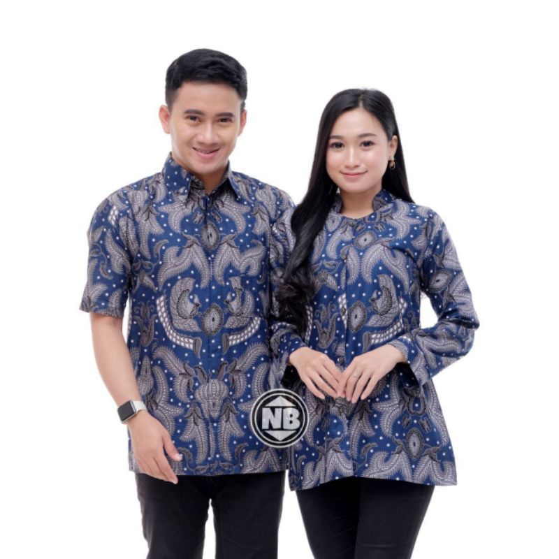 Bisa COD Couple batik couple batik modern baju batik Couple blouse batik