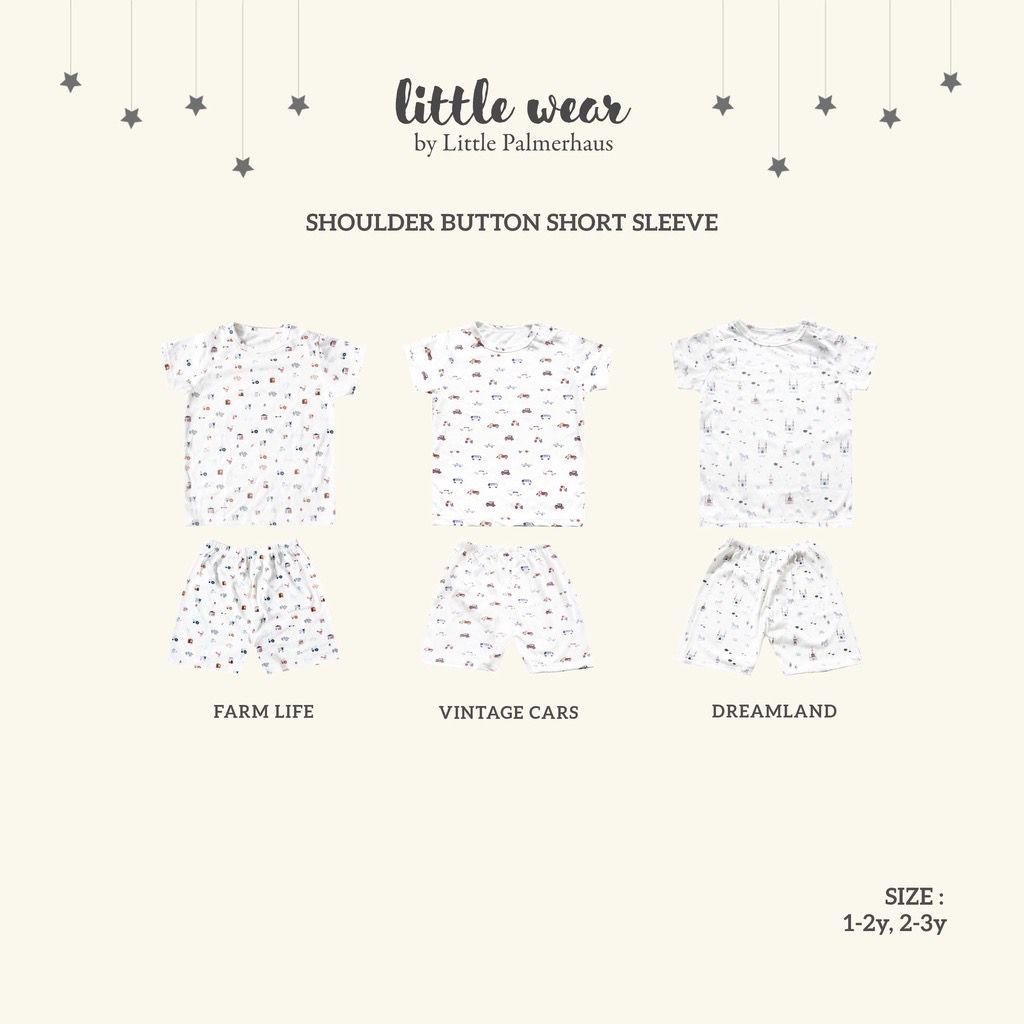 Little Palmerhaus Little Wear Short Sleeve Baju Bayi