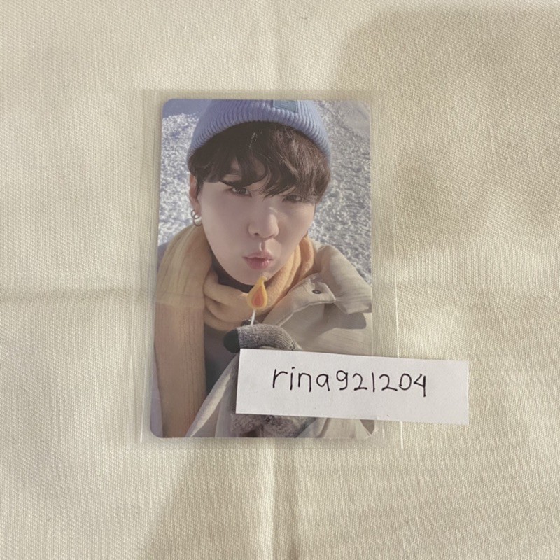 [BOOKED] PHOTOCARD YOONGI PHOTOCARD SUGA PC YOONGI PC SUGA WINPACK WINTER PACKAGE