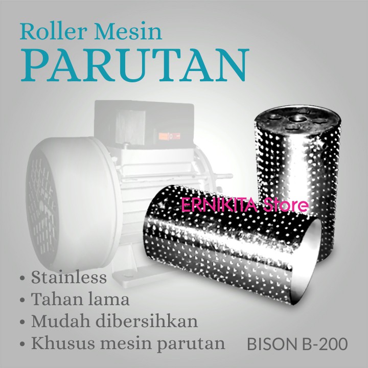 ROLLER STAINLESS ALAT PARUTAN PORTABLE ELECTRIC - Suku Cadang Mesin Grinder Parutan Serbaguna