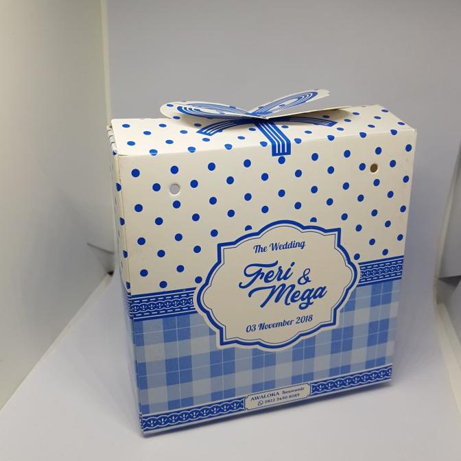 Best Seller Box Mangkok Apel / Dus Mangkok / Box Souvenir Mangkok - Perak Diskon