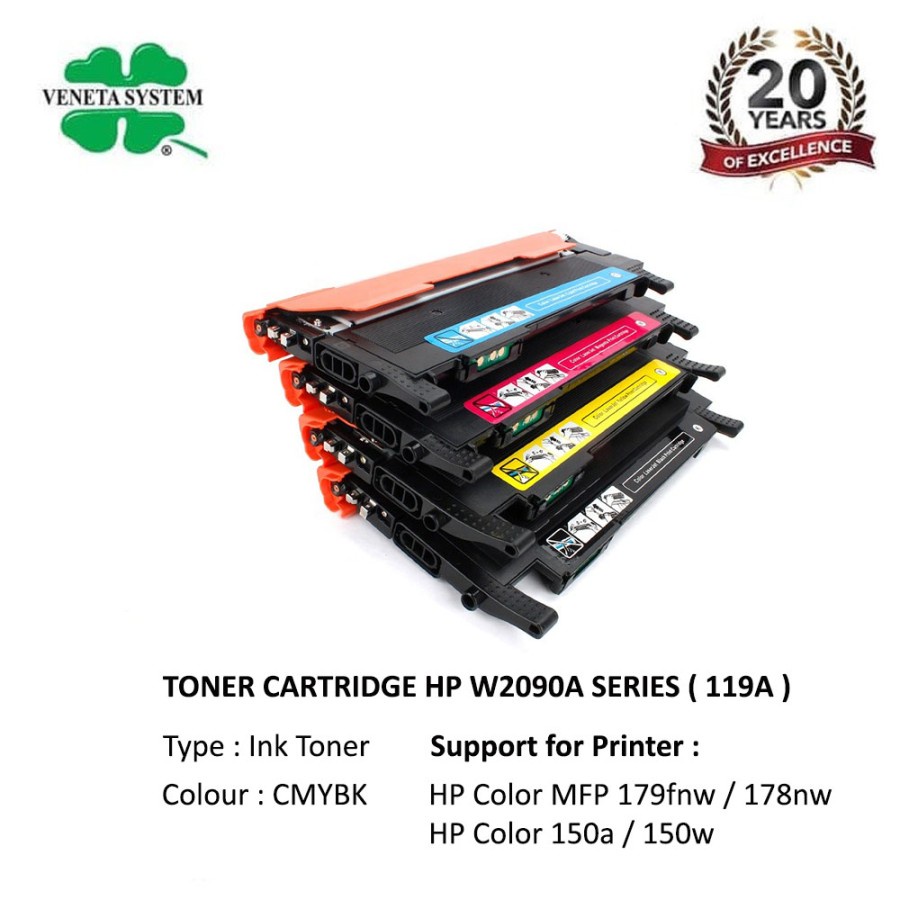 RTC Toner Cartridge W2090 W2091 W2092 W2093 (119A) / Toner For Printer MFP 179fnw 150a