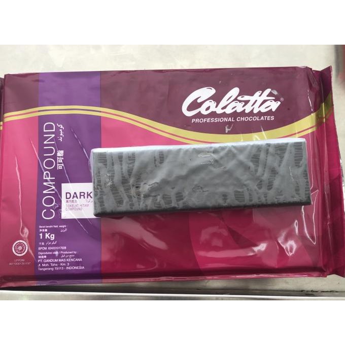 

Colatta dark 200 gram repack chocolate compound dcc coklat colata TERLARIS TERPERCAYA ORIGINAL