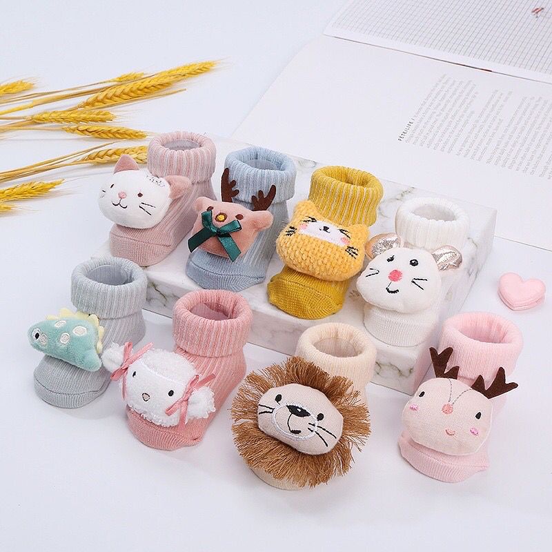 Character Baby Socks / Kaos Kaki Bayi / Kaos Kaki 3D / Kado Bayi / Kado Lahiran 02