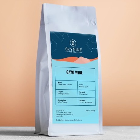 

✨COD✨ KOPI ARABIKA GAYO WINE ROASTED BEAN - GILING KASAR, 100 gram