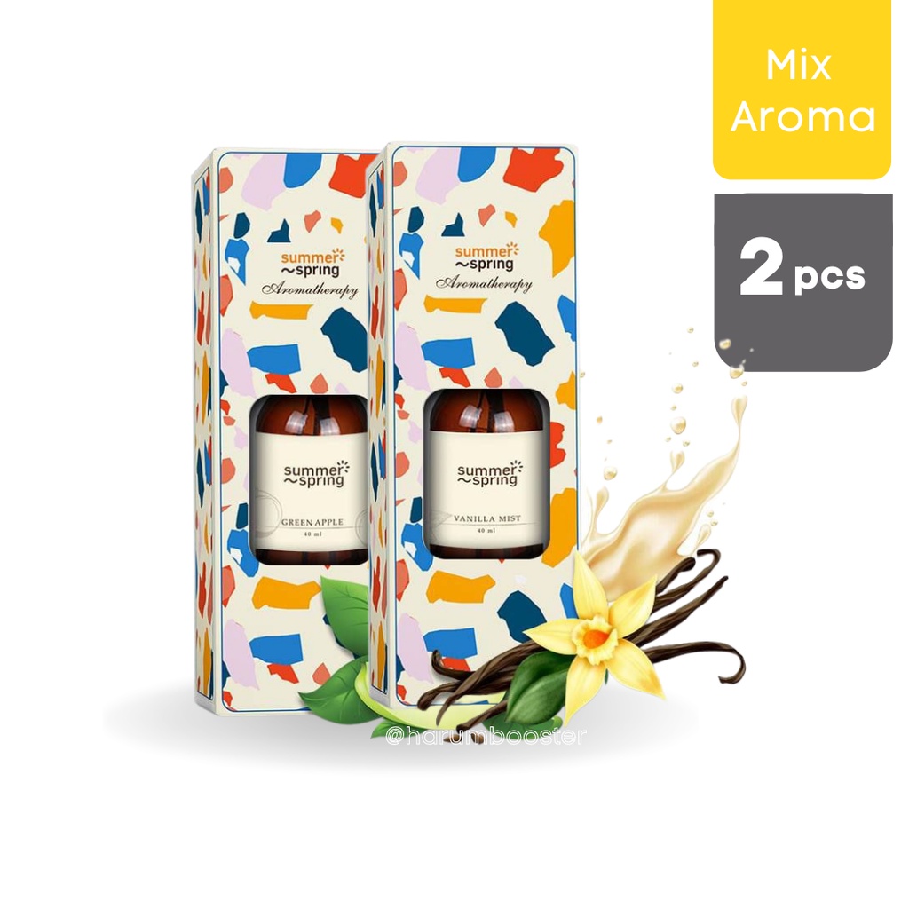 Reed Diffuser Aromatherapy Ruang Tamu Toilet Cafe Hotel Summer spring 40 ml-Mix 5