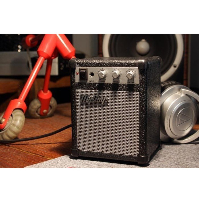 Speaker Amplifier Gitar Mini Design Retro - Amplifier Portable - Amplifier Mini - Speaker Portable