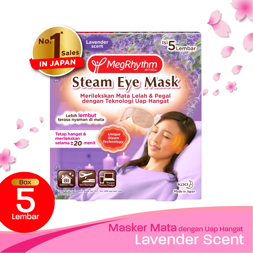 MegRhythm Masker Mata Steam | Steam Eye Mask