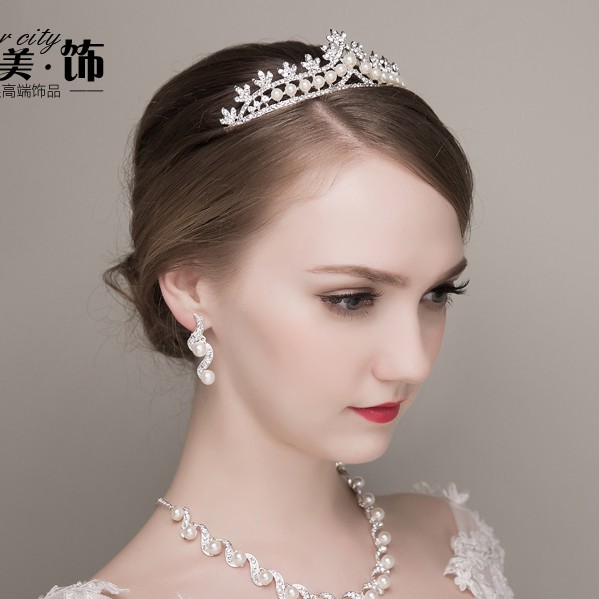 [SIAP KIRIM] HEADPIECE WEDDING MAHKOTA PENGANTIN AKSESORIS RAMBUT TIARA TRP029