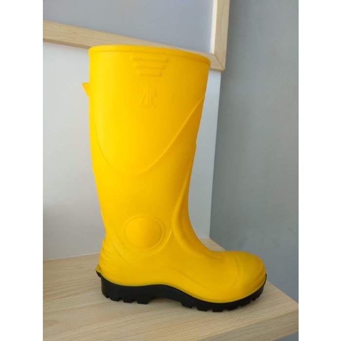 Sepatu Boot Tinggi AP Boots AP SAFETY S5 Kuning Steel Toe + Mid Sole