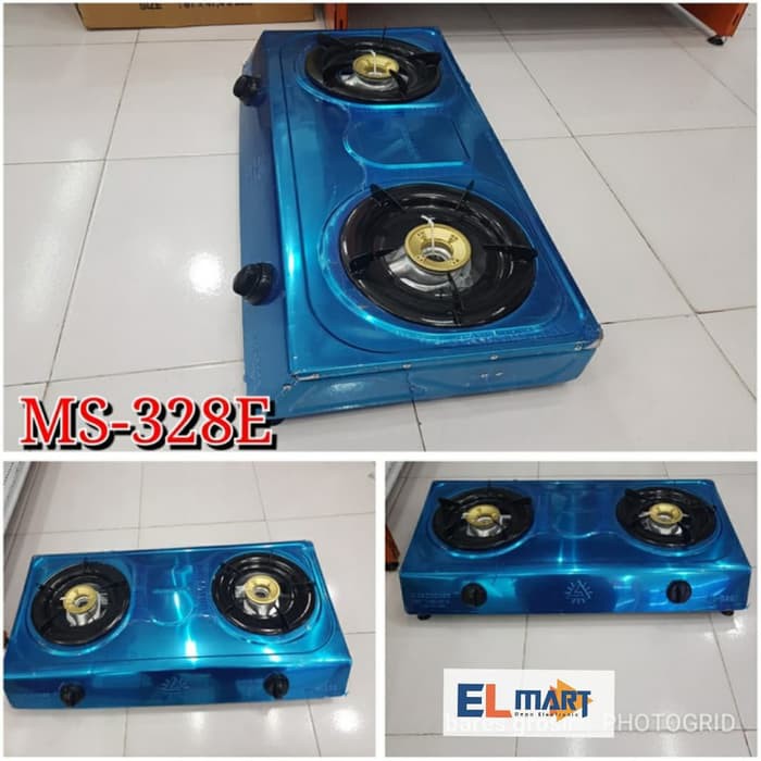 MATSUNICHI Kompor gas 2 tungku stainless murah MS-328E / 328 /MS328E