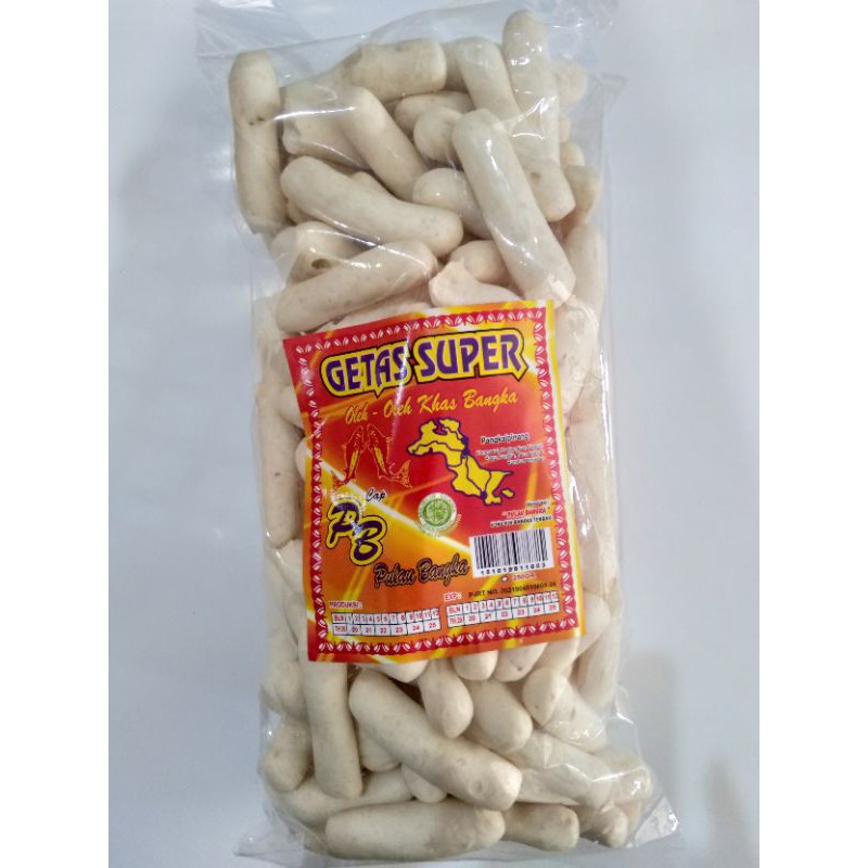 

Getas Super cap Pulau Bangka 250gr|cemilan khas Bangka