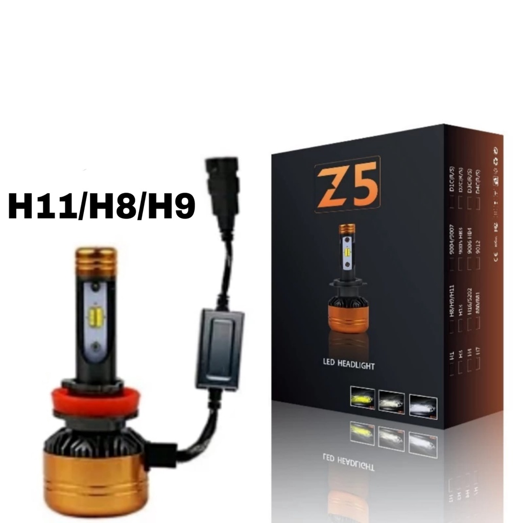 Lampu Z5 LED PREMIUM H4 H11/H8//H9 55watt