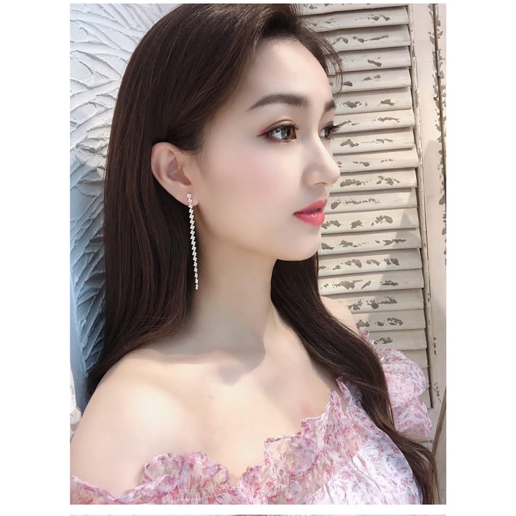 Anting AT 103  Bahan S925 Fashion Wanita Anting keren Lucu Elegant Unik  /Deluna/BB