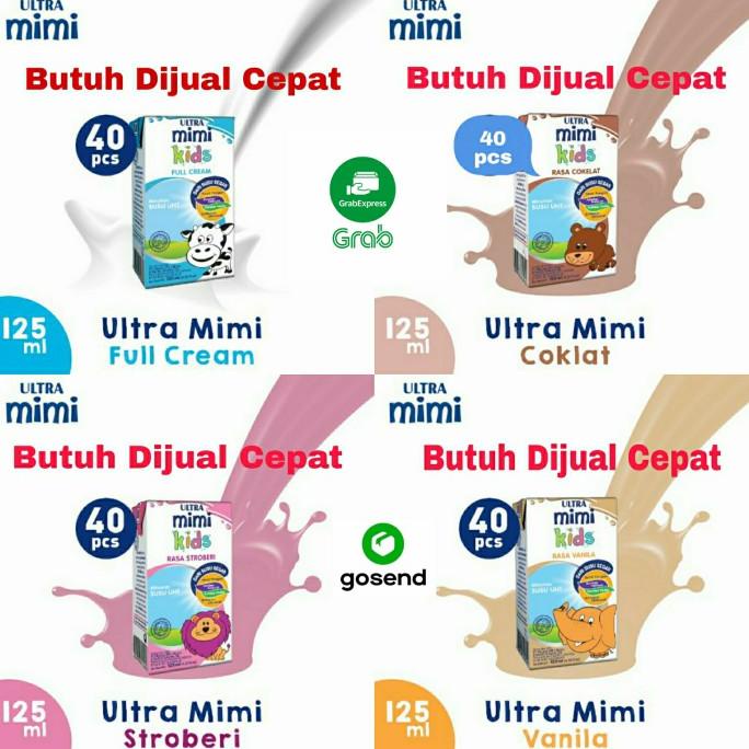 

(BISA COD) Ultra Mimi Full Cream Coklat Stroberi Vanila 1 dus [GOSEND-GRABSEND] HEMAT Kode 72