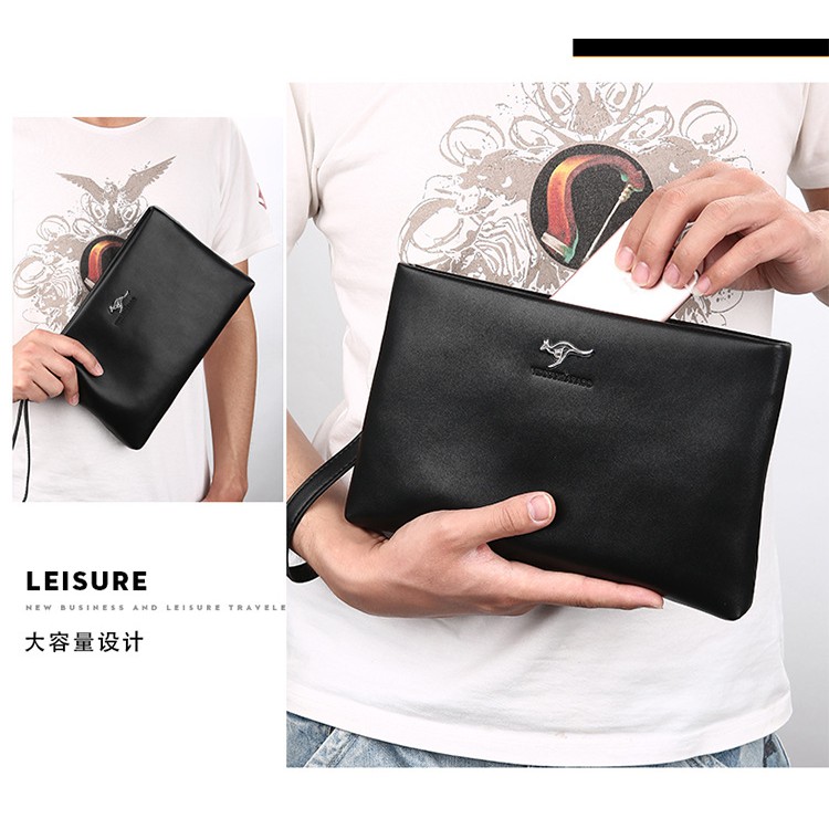 COD! Clutch Pria Murah / Clutch Kulit Wanita / Tas Tangan Fashion - Xclutch Kantoran Import JM 889