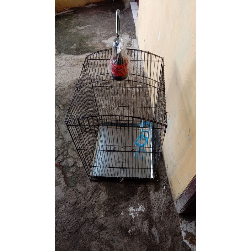 KANDANG SANGKAR KOTAK BESI GANTUNG ( NO 2 ) Kandang Besi lipat