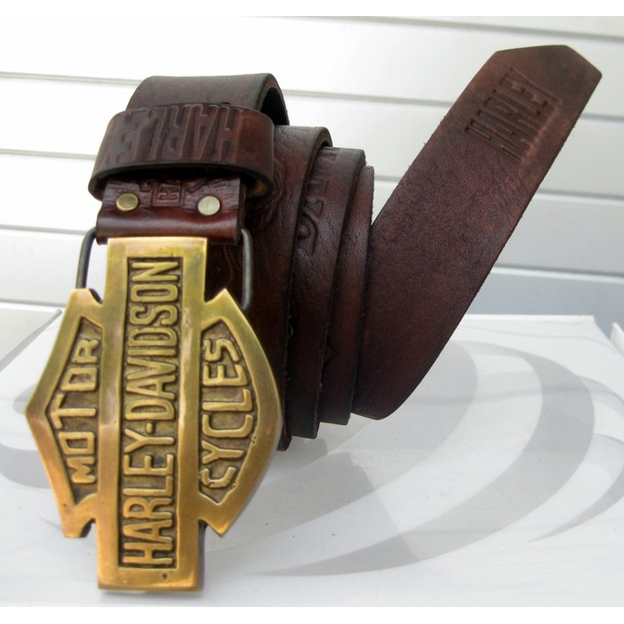 sabuk Harley Davidson HD012 kulit asli,Original genuin leather,ikat pinggang asli HARLEY