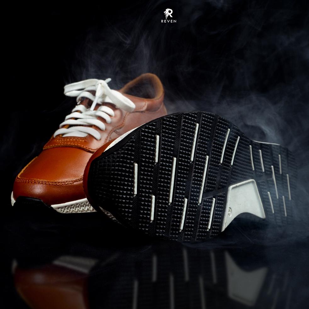 "LBU.02Jl22ᵀ" Sepatu Sneakers Pria Sneaker 100% Kulit Sapi Asli Original Fashion Branded Pria Cowok 