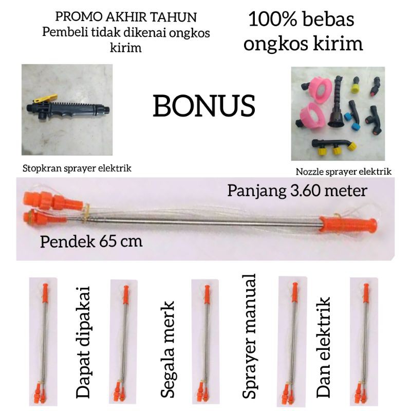 STIK SPRAYER PANJANG 3 METER