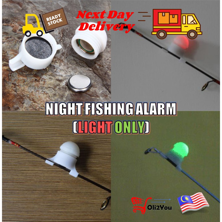 Lampu Malam Alarm Gigit Pancing/LED Rod Flash Alarm Night Fishing Light/Glow Alarm Lampu Pancing/Lampu Pancing Simple Dan Portable