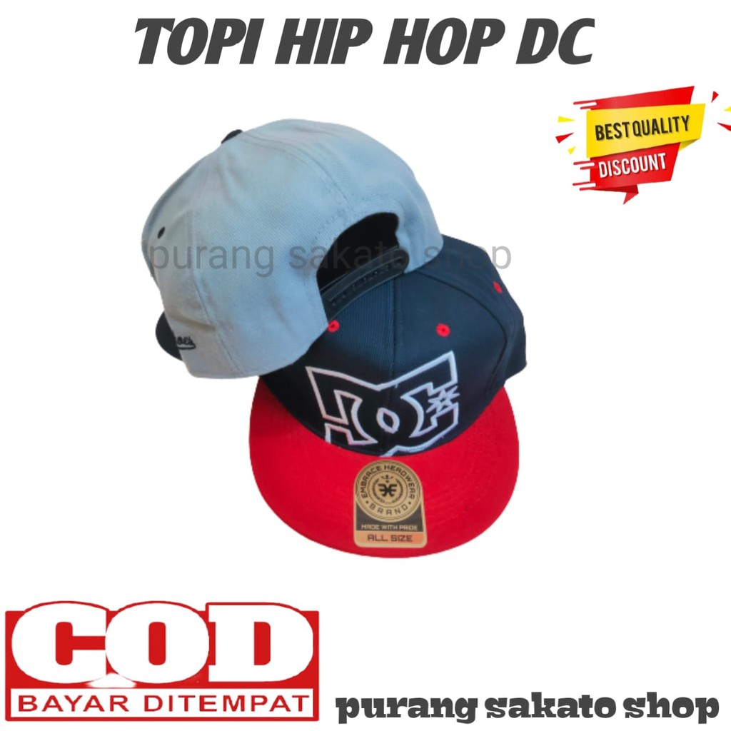 Topi baseball DC/Topi snapback bordir DC kekinian_PURANGSAKATO SHOP