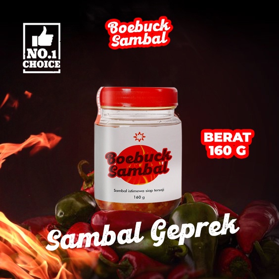 

Sambel Geprek by Boebuck - 160g