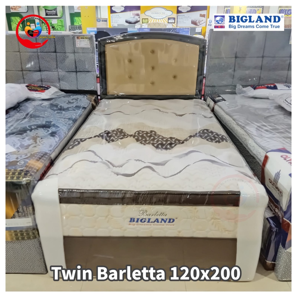 Springbed Bigland Twin Barletta 120x200