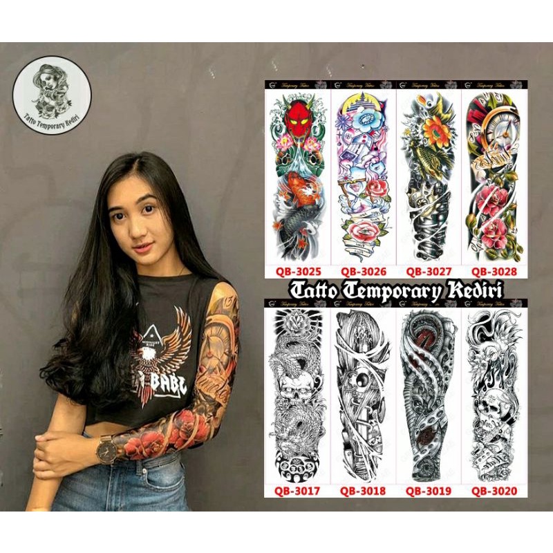 TATTO TEMPORARY FULL LENGAN TANGAN / TATTO TEMPORER /TATTO SEMENTARA