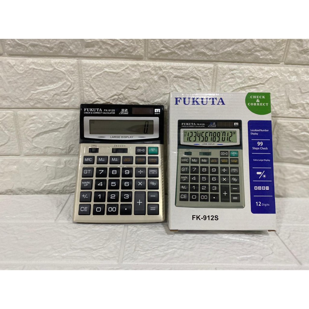 

Fukuta Calculator FK-912S