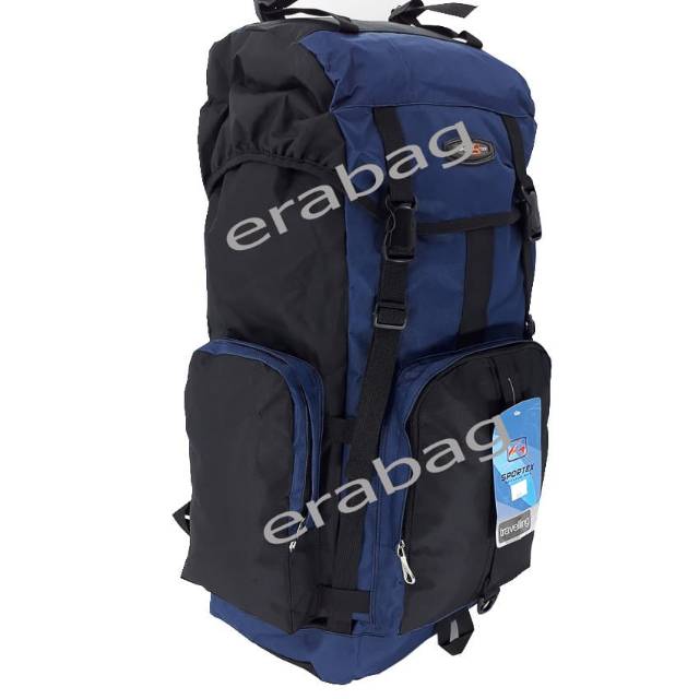 Sportex Tas Gunung Tas Keril Tas Carrier Tas Camping Tas Hiking 60 liter 04w4 Abu kombinasi