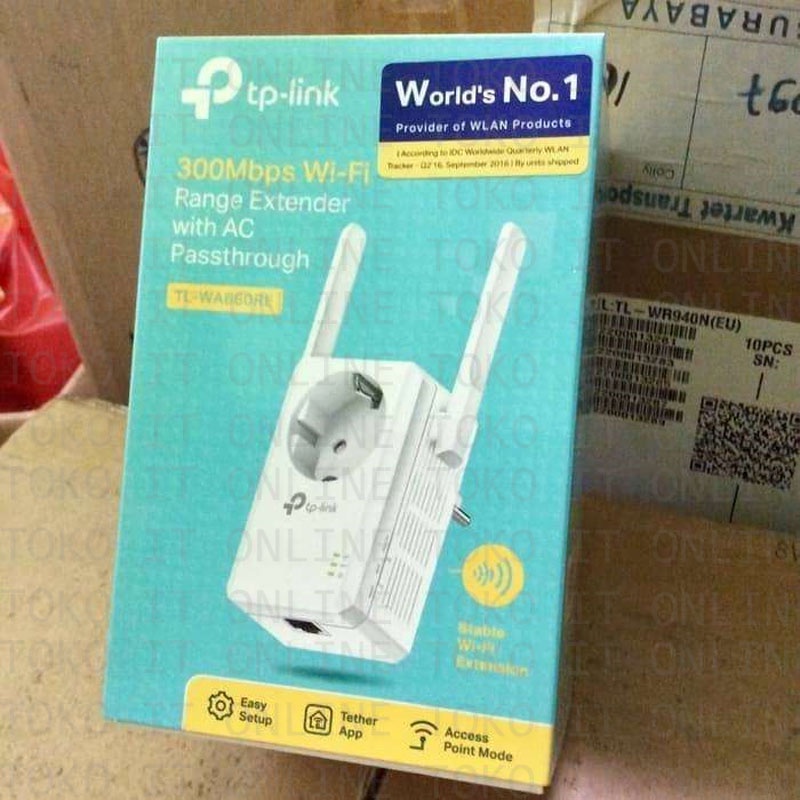 TP-LINK TL-WA860RE WIFI EXTENDER REPEATER PENGUAT SIGNAL TPLINK WA860RE