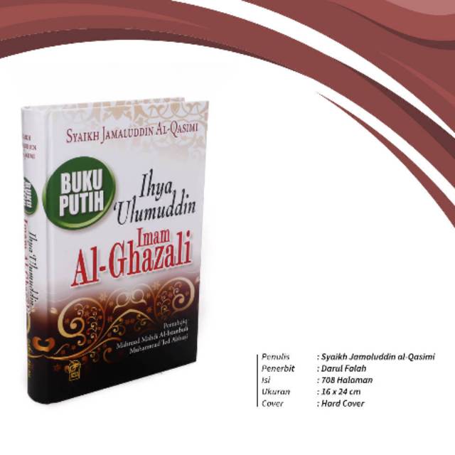 Jual [Buku Bacaan] Buku Putih Ihya Ulumuddin Imam Ghazali Darul Falah ...