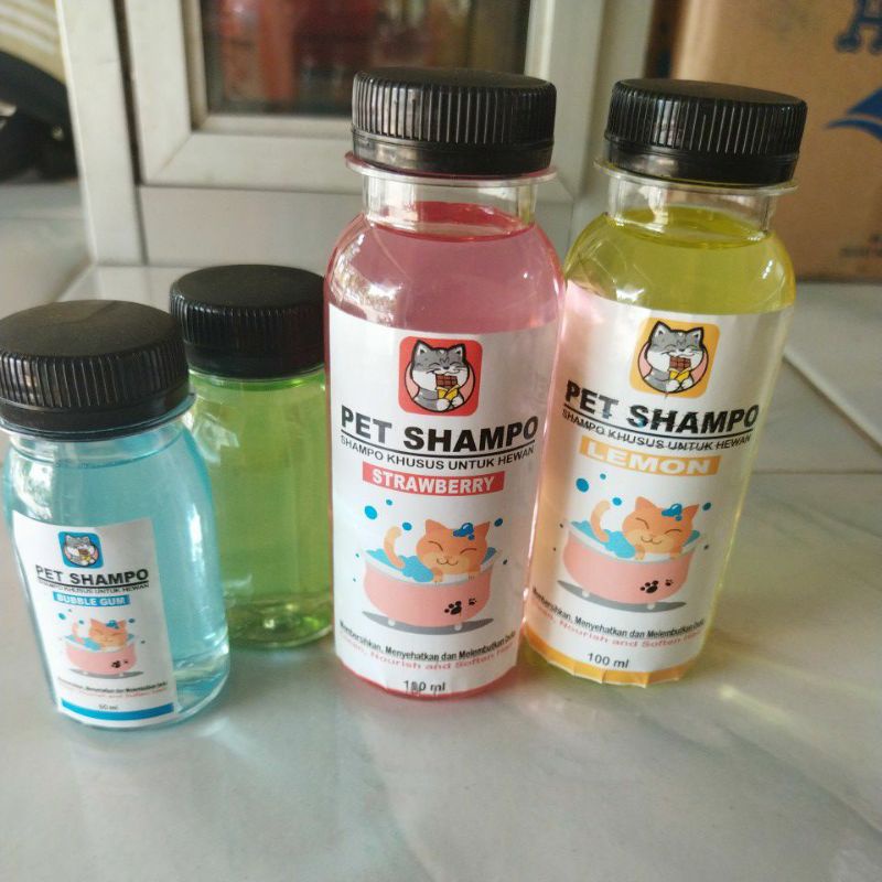 shampoo kucing/anjing 50ml - 100ml