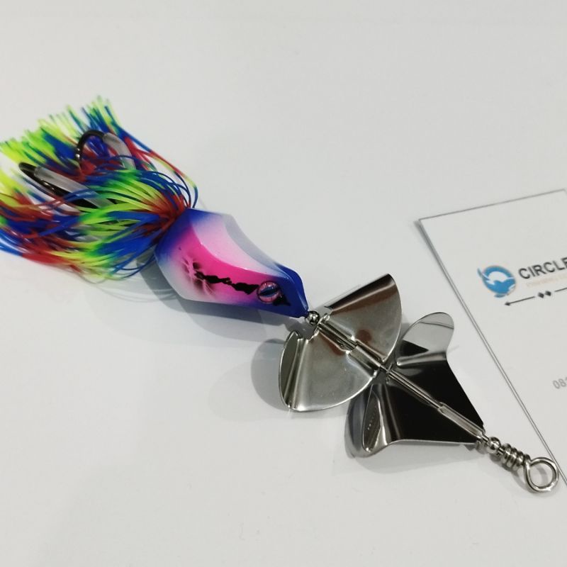 LURE SLASHBAIT DOUBLE PROPELLER CIRCLE LURE 20 gram . slatter lure . umpan slater . umpan casting to