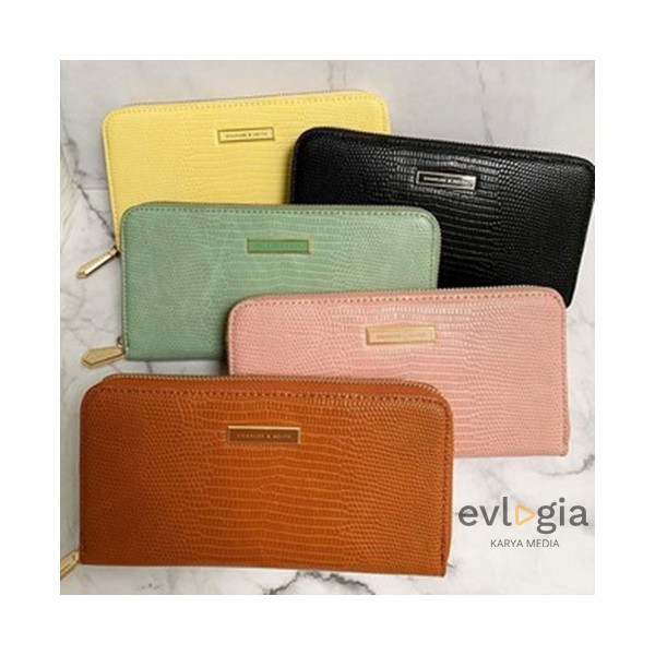 SALE DOMPET WALLET WANITA CNK CK525 CROCO LONG WALLET ORI PREMIUM IMPORT